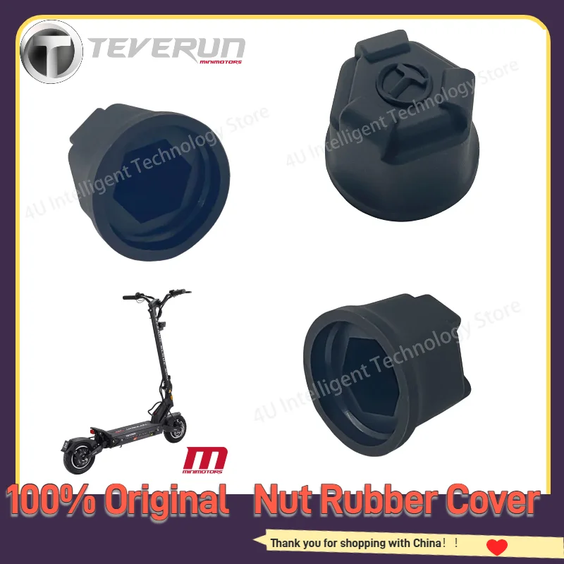 Original Teverun Motor Rubber Cap Suit for Fighter 10/11/11+/Supreme/7260R Blade GT II E-Scooter Screw Nut Cover Motor Accessory