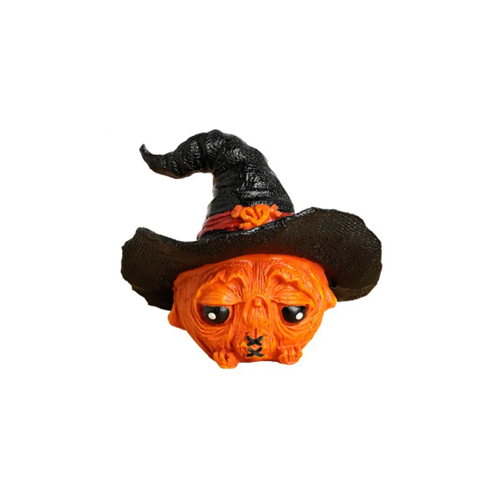 

Creative Cartoon Halloween Pumpkin Ornament Waterproof Handmade Ghost Pumpkin Decoration Funny Resin Pumpkin Crafts Office Decor