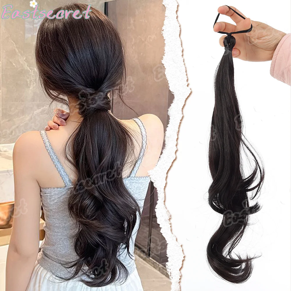 

45 см синтетический парик, пучок волос, женский яркий пучок волос «сделай сам», для увеличения объема волос, хвост, длинные волосы