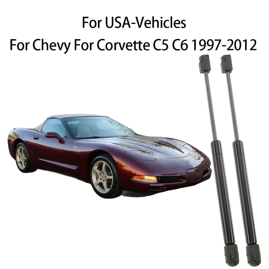 

2PCS Rear Trunk Lift Supports Gas Struts Shocks For Chevy Corvette C5 C6 1997-2012