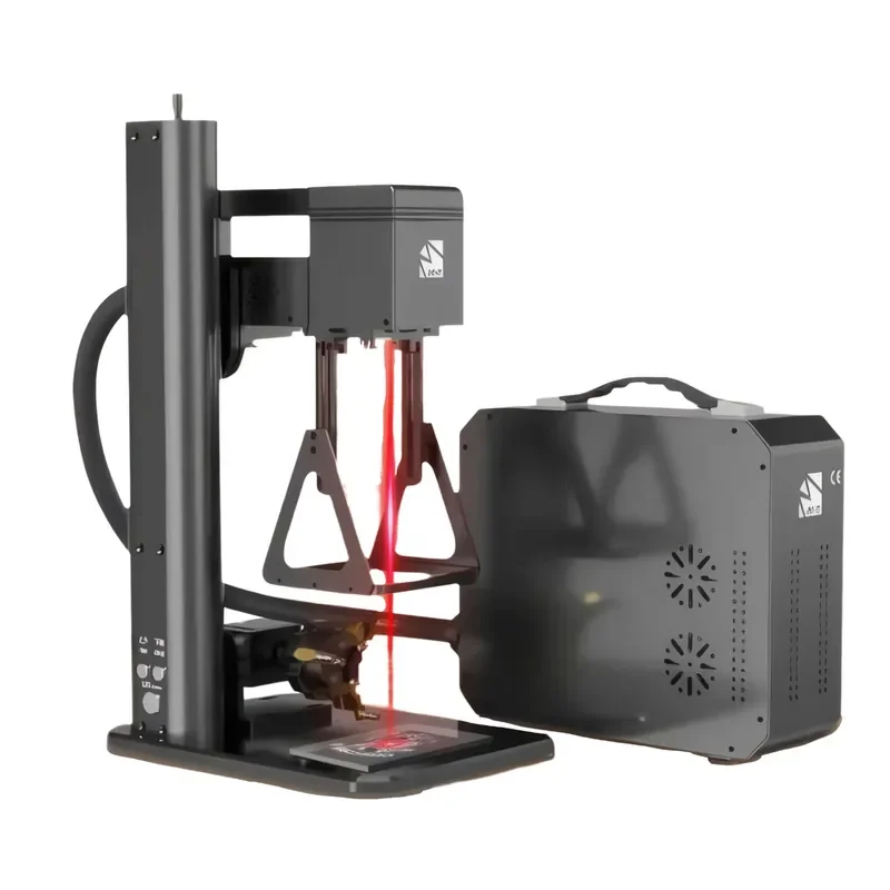 2026 MT-15 Smart Fiber System - High-Speed Galvo & Quartz Lens for Consistent Ultra-Fine Marking
