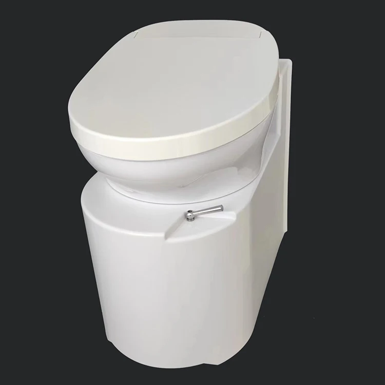 Automatic Heated Biodegradable Composting Toilet ABS 12V RV Portable Waterless with Ventilation for Motorhome