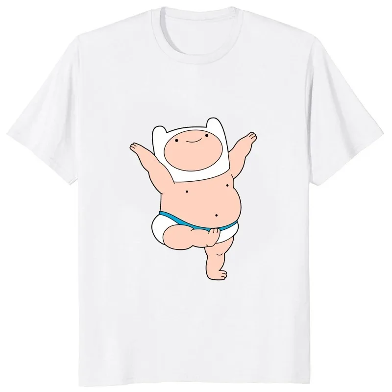 Adventure Time Printed Cartoon Graphic Streetwear Fashion T-Shirts Harajuku Clothes Short Sleeve Summer Tee Casual Female Tops