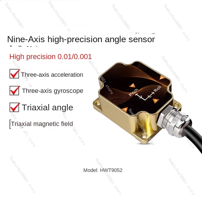 High Precision Accelerometer Angle Sensor Gyroscope Magnetic Field Temperature Compensation Inclinometer HWT9053