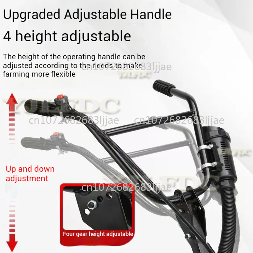 Plowing Tilling Soil And Loosening Soil Cultivator Four Stroke Rotary Cultivator Micro-Cultivator Small Ditching