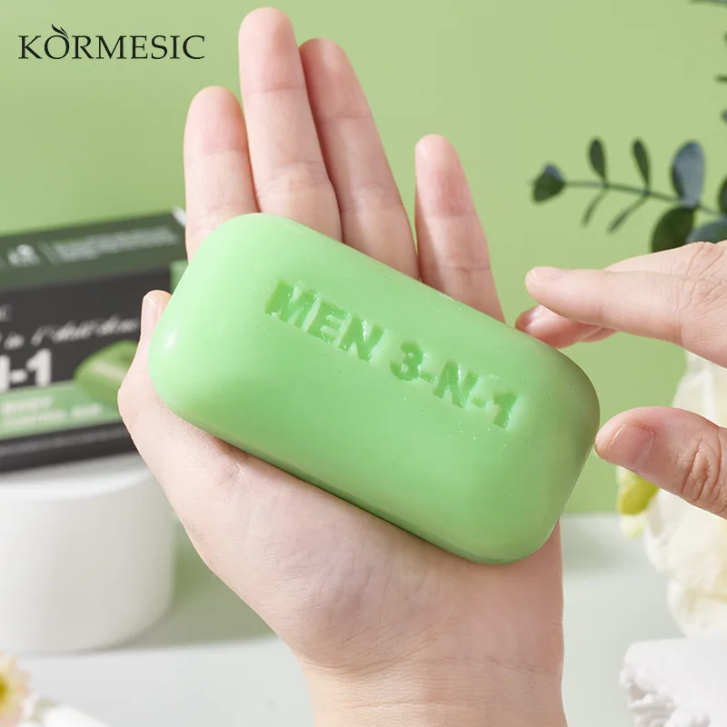 

KORMESIC 3-in-1 Acne Cleansing Bar for Men | OEM/ODM Wholesale | Anti-Blemish & Oil Control Soap