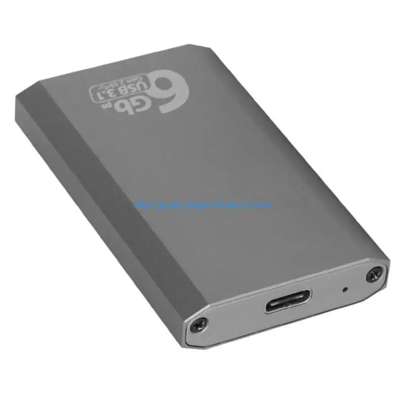 U2JE MSATA To USB3.1 Gen 2 Enclosure External Hard Disk Box mSATA Converters