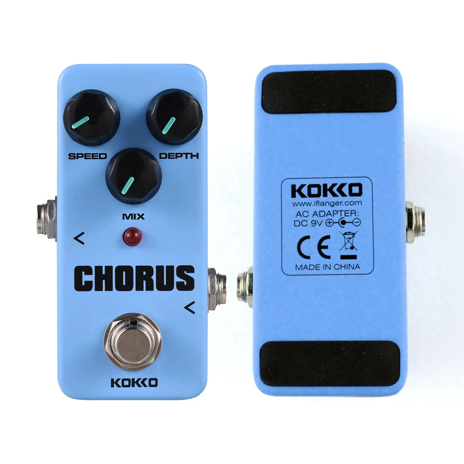 Guitar Mini Effects Pedal Chorus,Warm Analog Chorus Effect Sound Processor Portable Accessory for Guitar and Bass