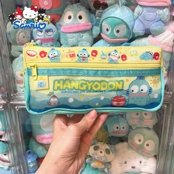 Sanrio Hangyodon Lápis Caso, Kawaii Anime Dos Desenhos Animados, Material Escolar, Papelaria Estudante, Saco De Armazenamento, Pen Pouch Brinquedos, Meninas Presentes