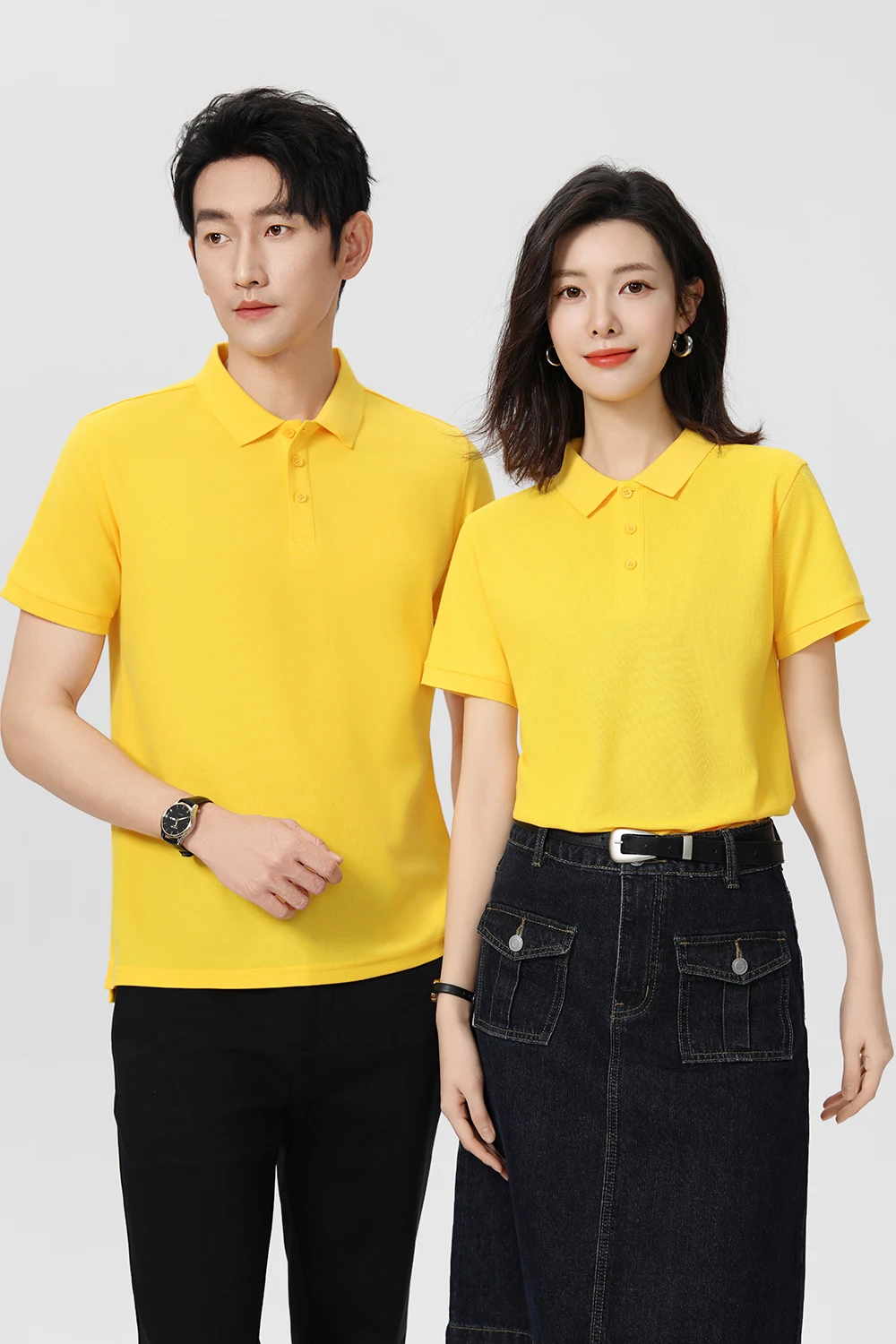 100% Cotton Work Clothes polo shirt custom pure cotton corporate culture short-sleeved T-shirt embroidery printing logo word