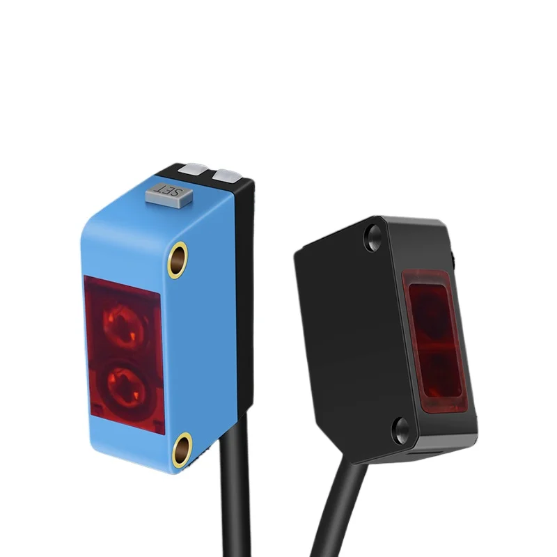 Visual photoelectric switch sensor Red light sensor detects transparent and non-transparent objects