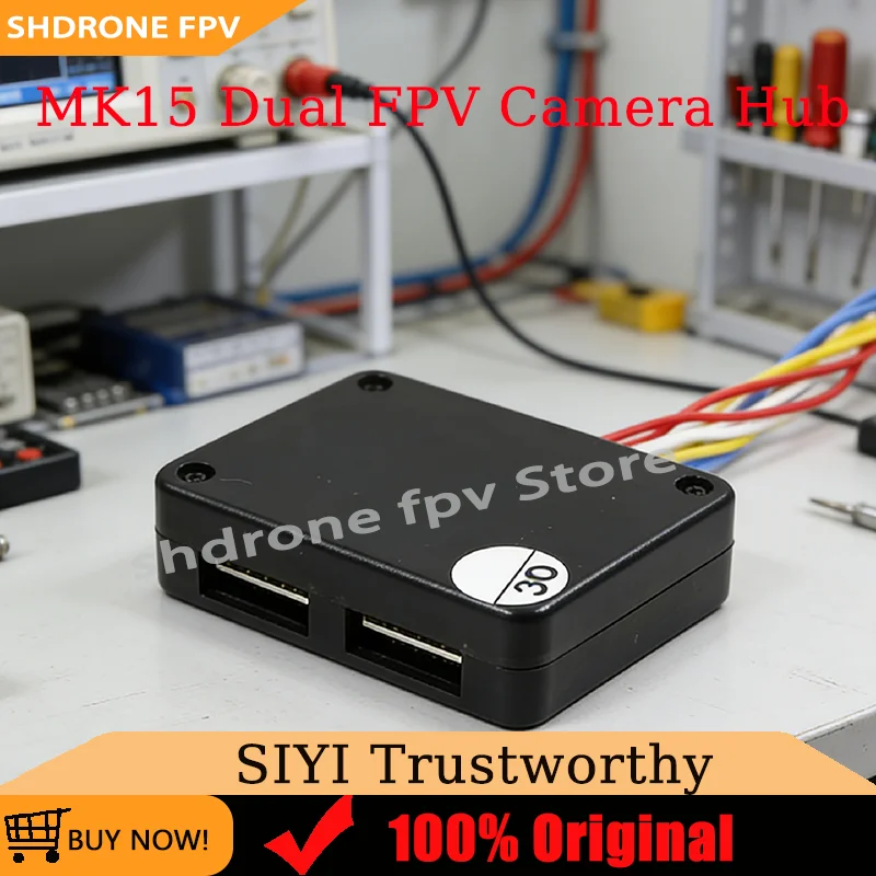Hot Selling SIYI MK15 Dual FPV Camera Hub Effecient Essential Accessory for MK15 HM30 MK32 Air Unit FPV Drones