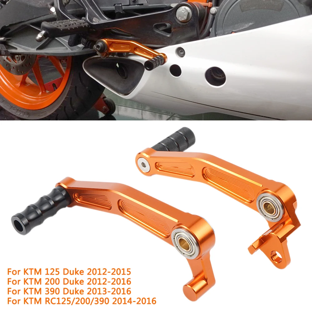 For 2013-2016 KTM 390 Duke Motorcycle Brake Lever Foot Pedal Gear Shift Levers for KTM 200 Duke 2012-2016 125 Duke 2011-2015