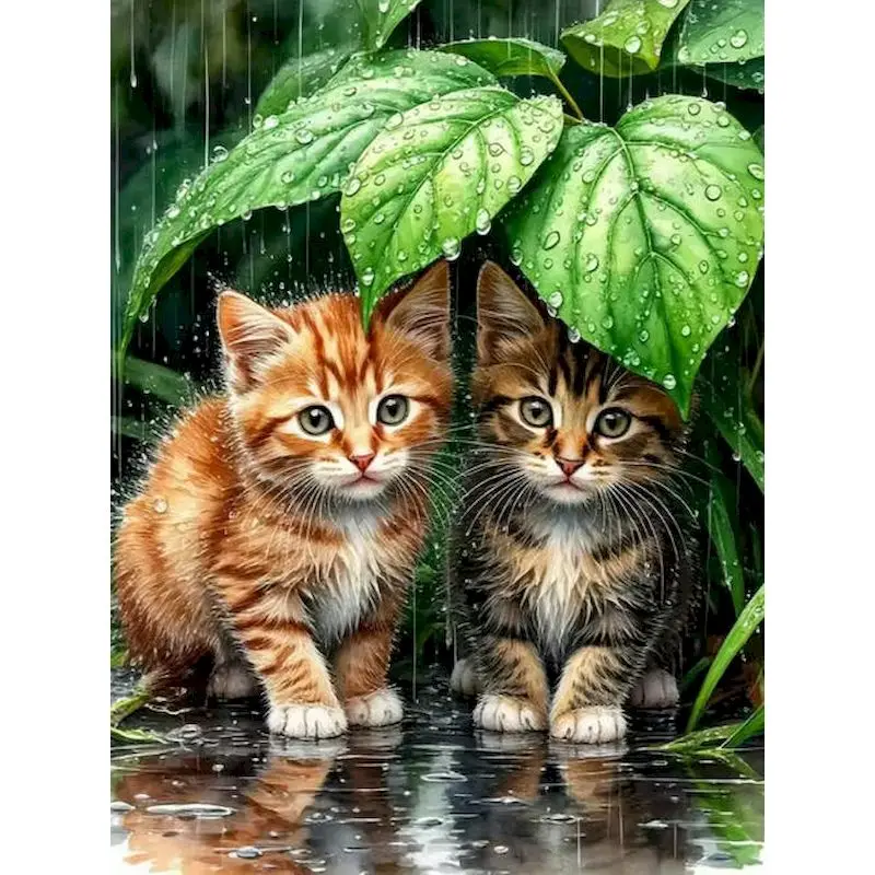 

GATYZTORY Coloring By Number Cat Kits Home Decoration Pictures Painting By Number Animals HandPainted Art Gift