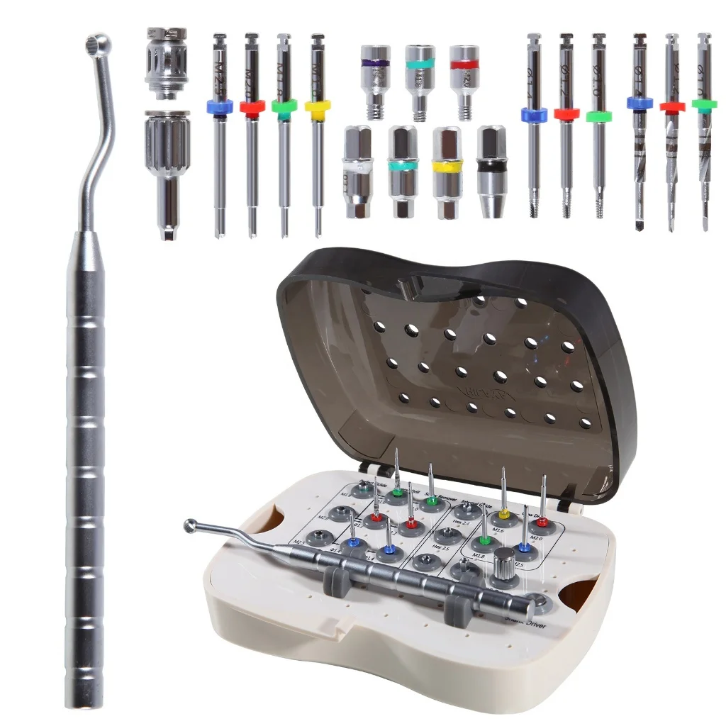 Dental Implant Fractured Screw Removal Kit Broken Screw Remover Kit Dental Instrument Implant Surgical Tool