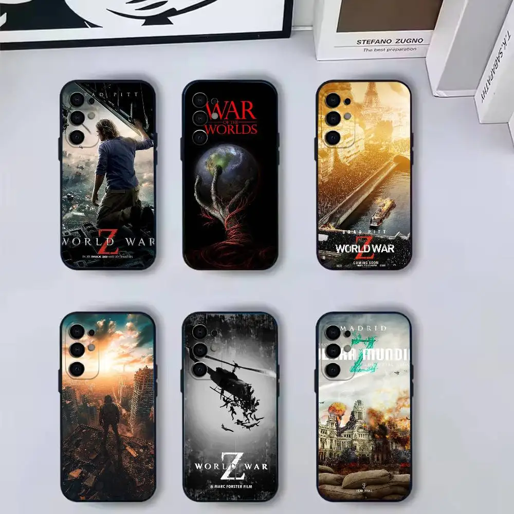 Classic movie w-World WarZ  Phone Case For Samsung S 25,24,23,22,30,21,10,9,Ultra,Plus,Lite,FE,4,5 G Soft Black Case