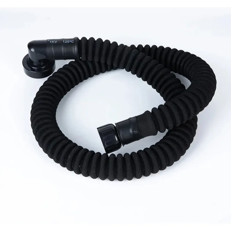 Flexible TPE Breathing Tube Anti-static Resistant Hose For Electric Powered Gas Mask Respirator