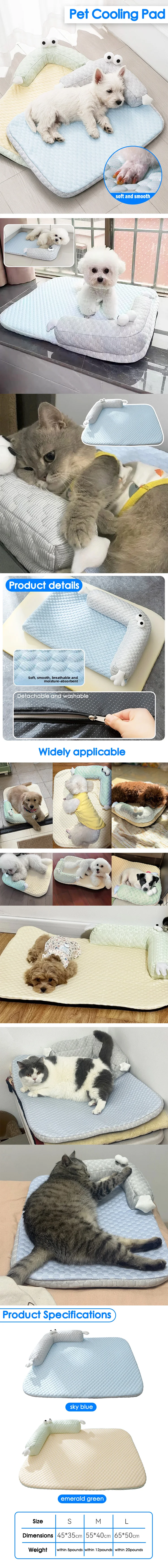 Ice Silk Cooling Orthopedic Dog Bed