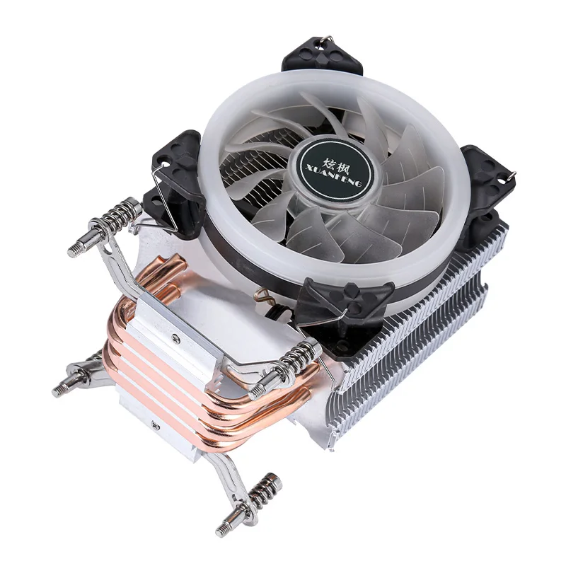 معالج XUANFENG PC المبرد بالهواء x79 x99 مروحة وحدة المعالجة المركزية المبرد 4pin/PWM 2/4/6 أنابيب الحرارة المتوافقة LGA775 115x 1200 1700 18xx 2011 2066