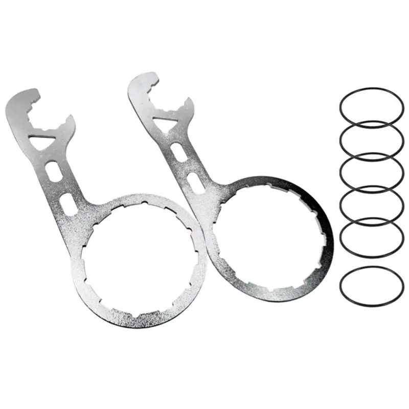 A83G-2Packs Water Filter Wrench With 6 Rubber O-Rings, Fits For GE Water Systems GXWH20F,GXWH04F,GXRM10RBL,GX1S01R
