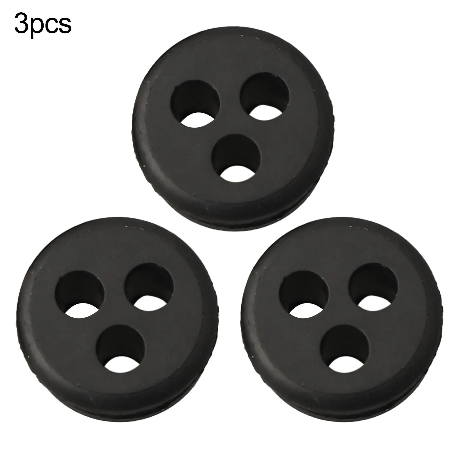 3pcs 3 Hole Fuel Gas Line Grommet For Homelite Kawasaki MTDRyobiCraftsman Grass Trimmer Replaceme Part Cutter Grass