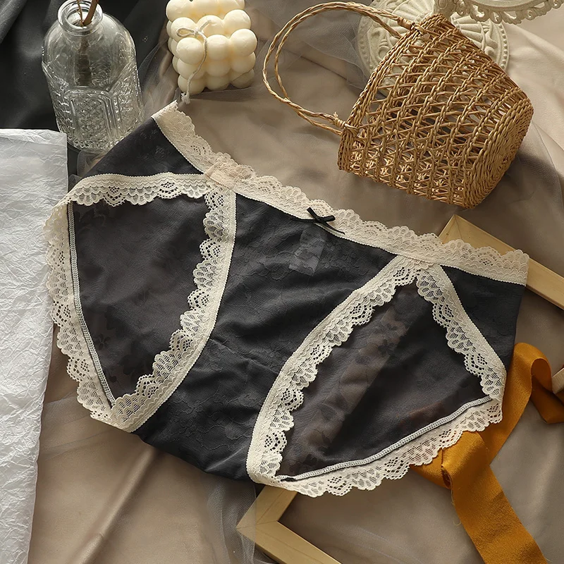 

4 шт. нижнее белье, летний стиль из хлопка, чехлы из чистого хлопка, дышащие средней талии, тонкий треугольник