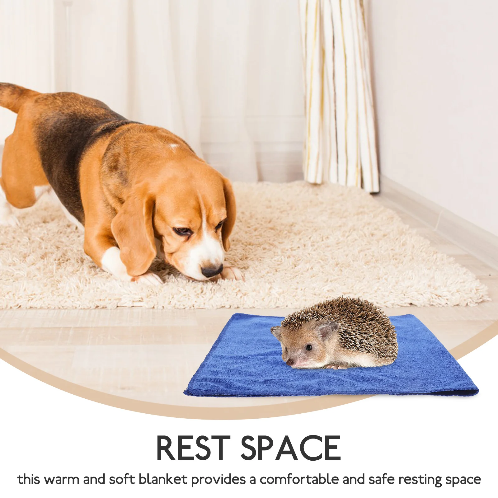 

5Pcs Reusable Guinea Pig Blanket Washable Pet Bedding Pad Small Animal Cage Sleep Mat Guinea Pig Pads Pet Bedding