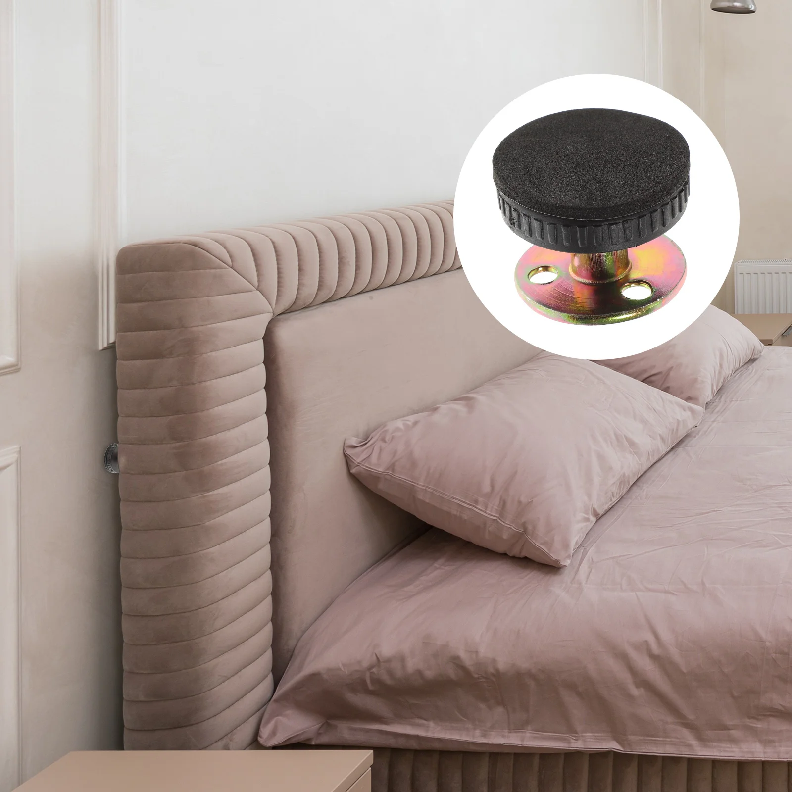 4 pezzi telai letto gemelli stabilizzatore da parete regolabile fissatore da comodino in metallo limitatore di forniture per la casa