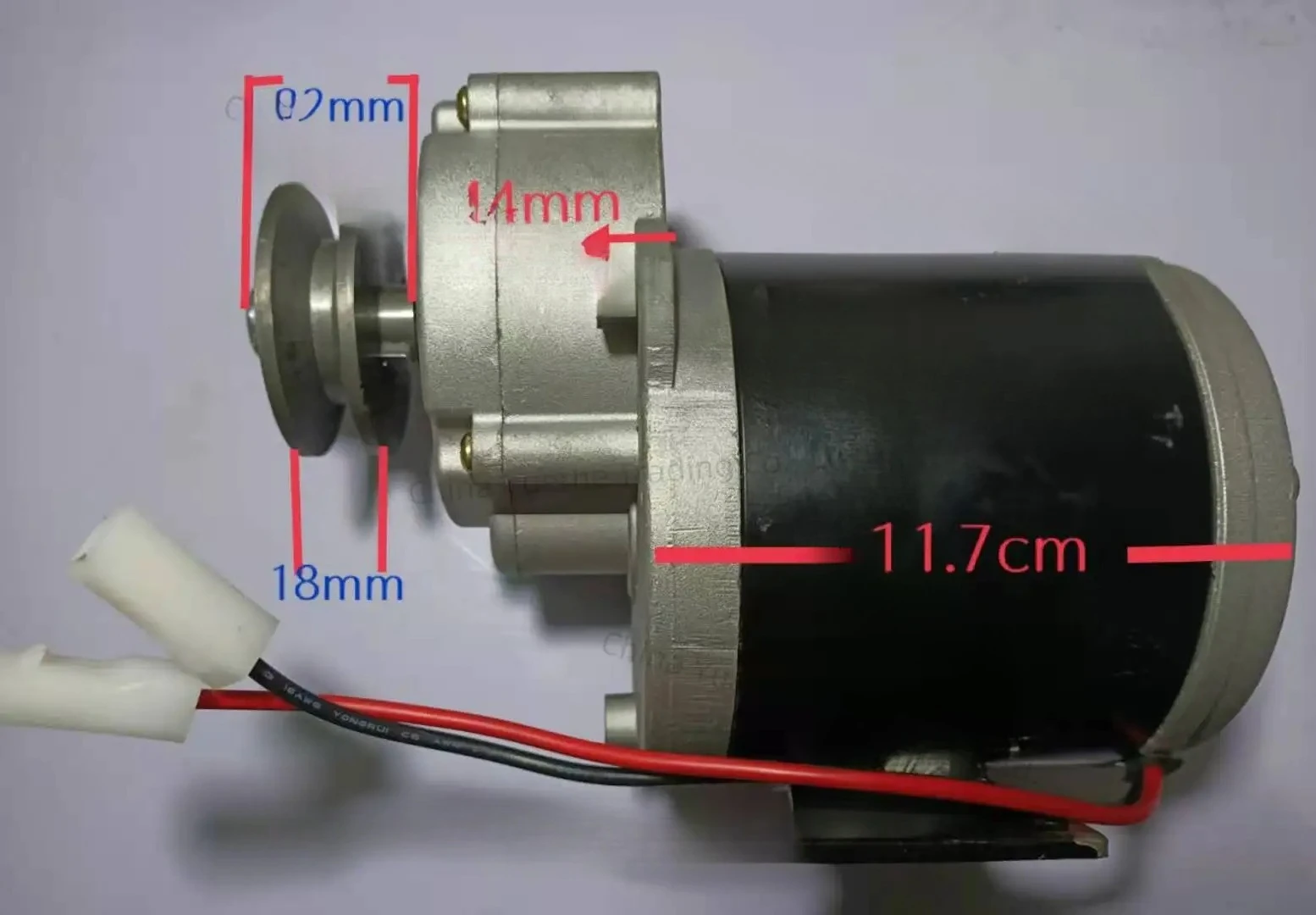 12V 24V 48V 600W 180RPM DC Motor reducer pinion pulley Motor roller electric DC Motor fryer model 428 12-tooth pinion