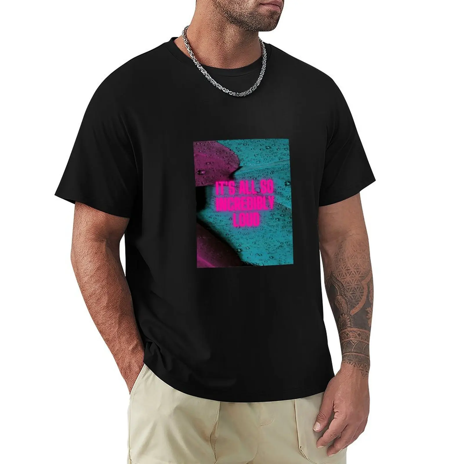 T-shirt Glass Animals It's All So Incredibly Loud, t-shirt simple et décontracté en coton à manches courtes