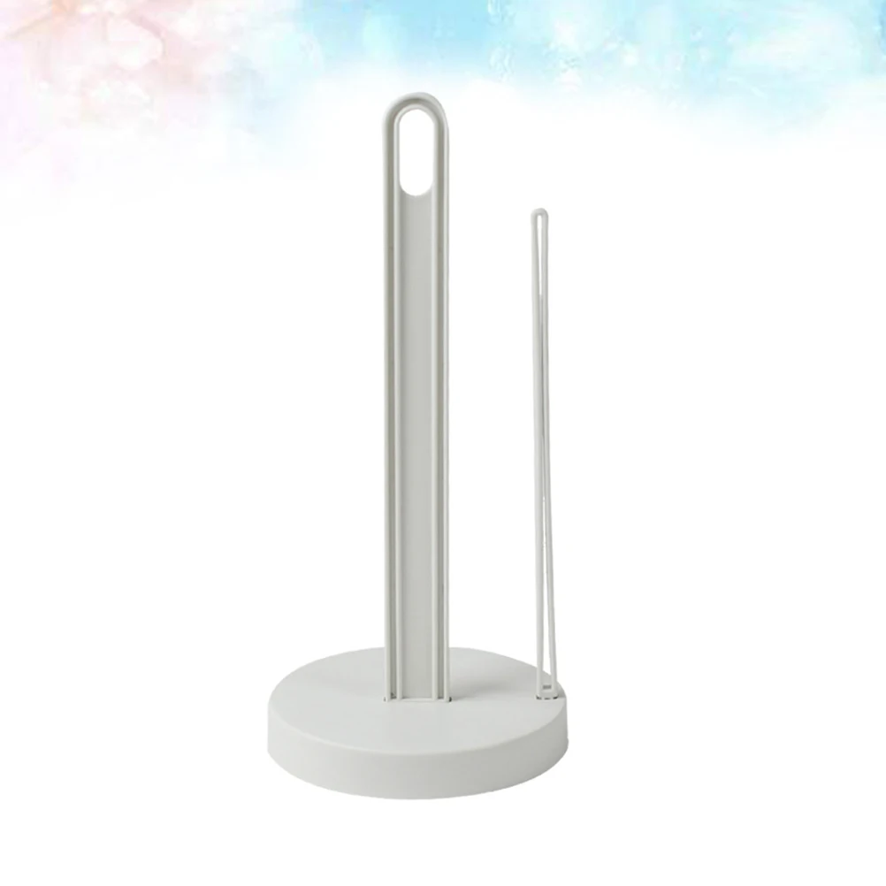 

2Pcs Desktop Roll Paper Stand Practical Roll Paper Storage Rack Minimalist Roll Paper Support Rack White
