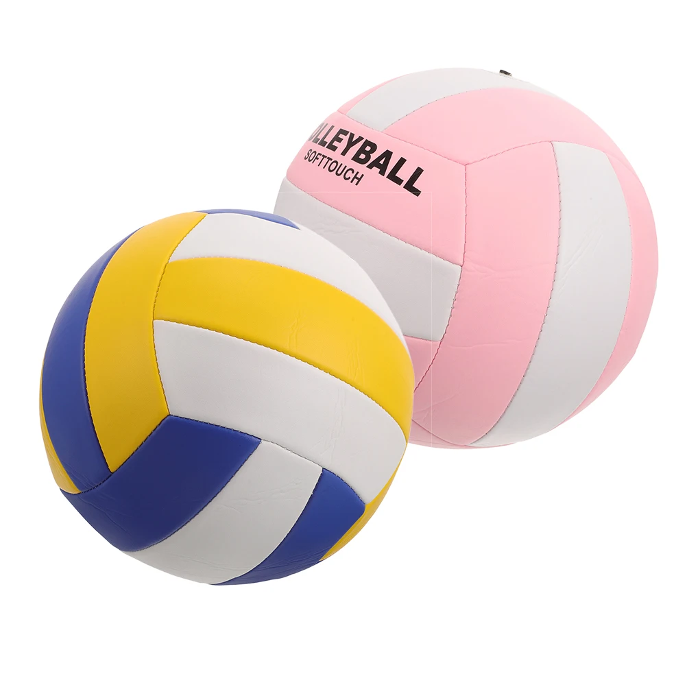 

2pcs Volleyball Ball Soft Sports Practice Training Equipment Indoor Matches Durable Vibrant Colors Enhanced Visibility Middle