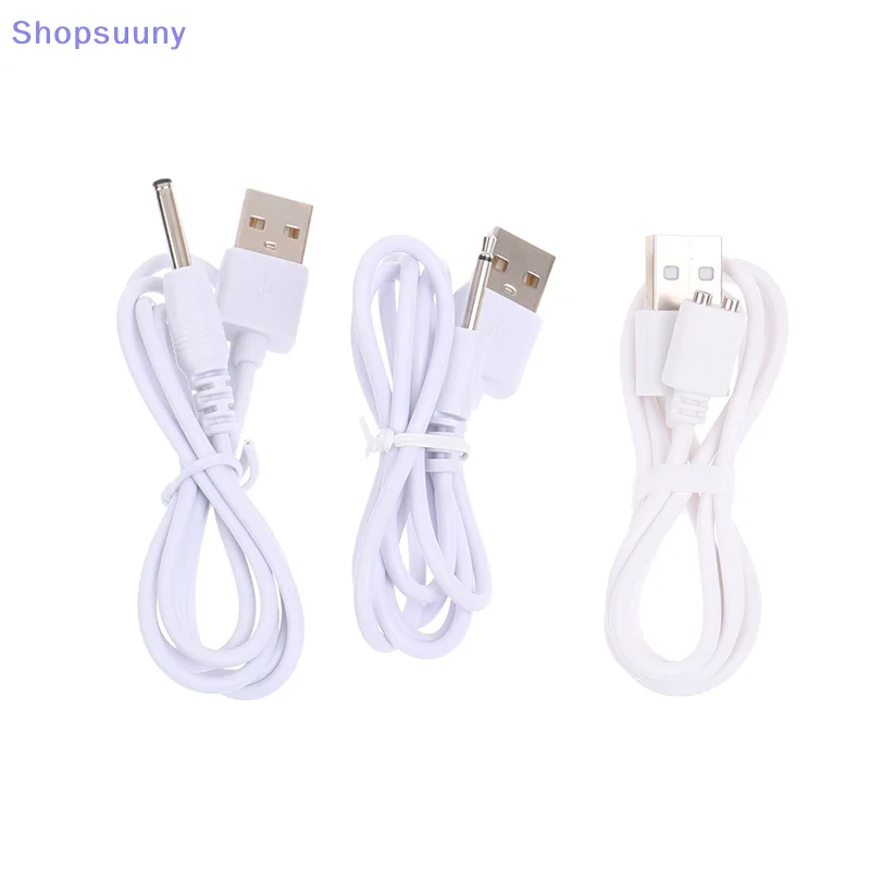 [SU]1PC Replacement DC Charging Cable 2.5mm USB Adapter Cord Fast Charging Cord New For Most Wand Massager[SU]