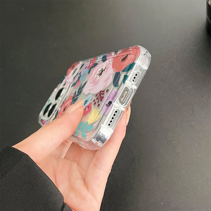 J3134 Fall Prevention Cushion Type For Samsung Galaxy A14 A34 A54 A52 A51 A72 A73 A12 A32 A23 A42 Case DIY Soft TPU Cover