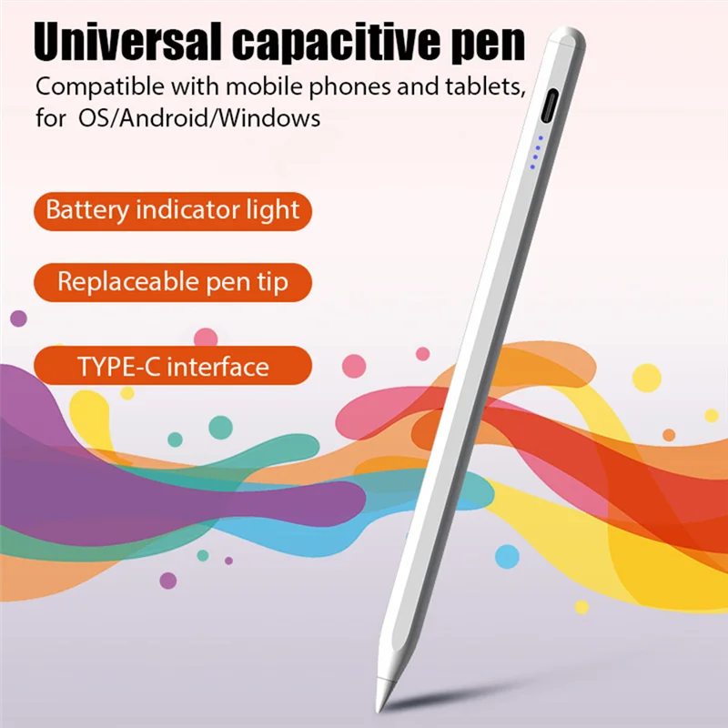 Universal Active Stylus Pen for Android IOS Windows Touch Pen for IPad/Apple/Pencil/Huawei/Lenovo/Samsung Tablet Pen