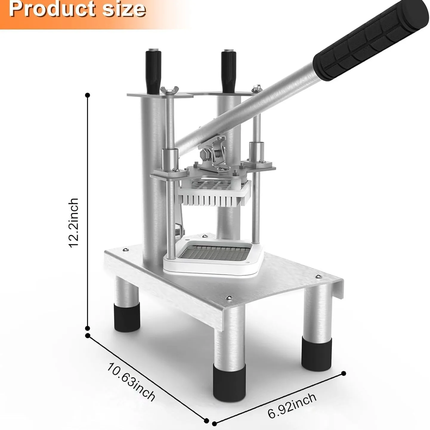 Vertical French fries cutter