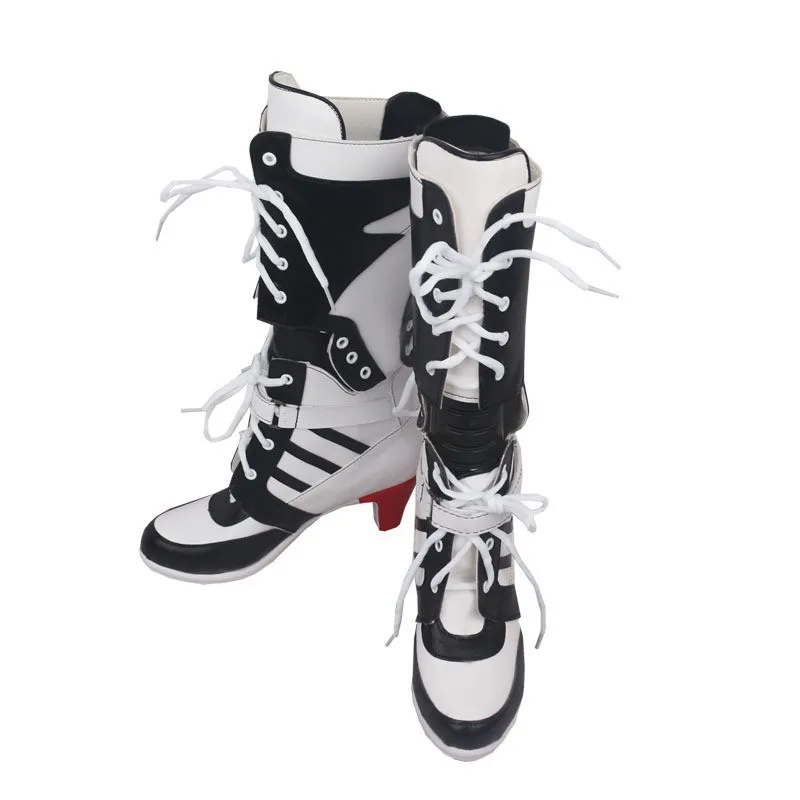 Clown Joker Harley Joke High Birds Of Prey Cosplay Boots Shoes