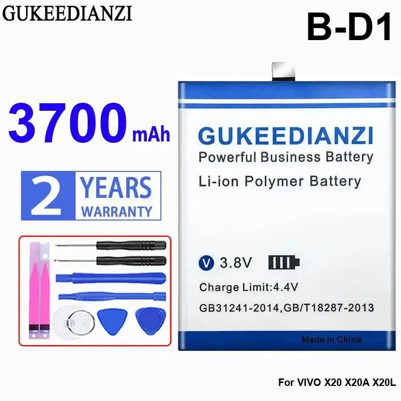

Для Vivo X20 X20A X20L долговечная батарея для мобильного телефона B-D1 3700 мАч