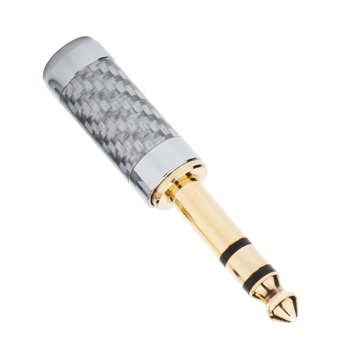 ABAC-Replacement Part Microphone Cable Connecting Adapter 6.35Mm 3 Pins Male Plug Connector