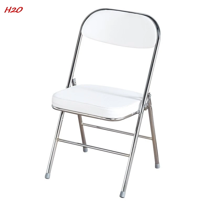 H2O Folding Chair Home Dining Chair Full Color Company Negotiating Chair Back Chair Simple Meeting Chair Hot New