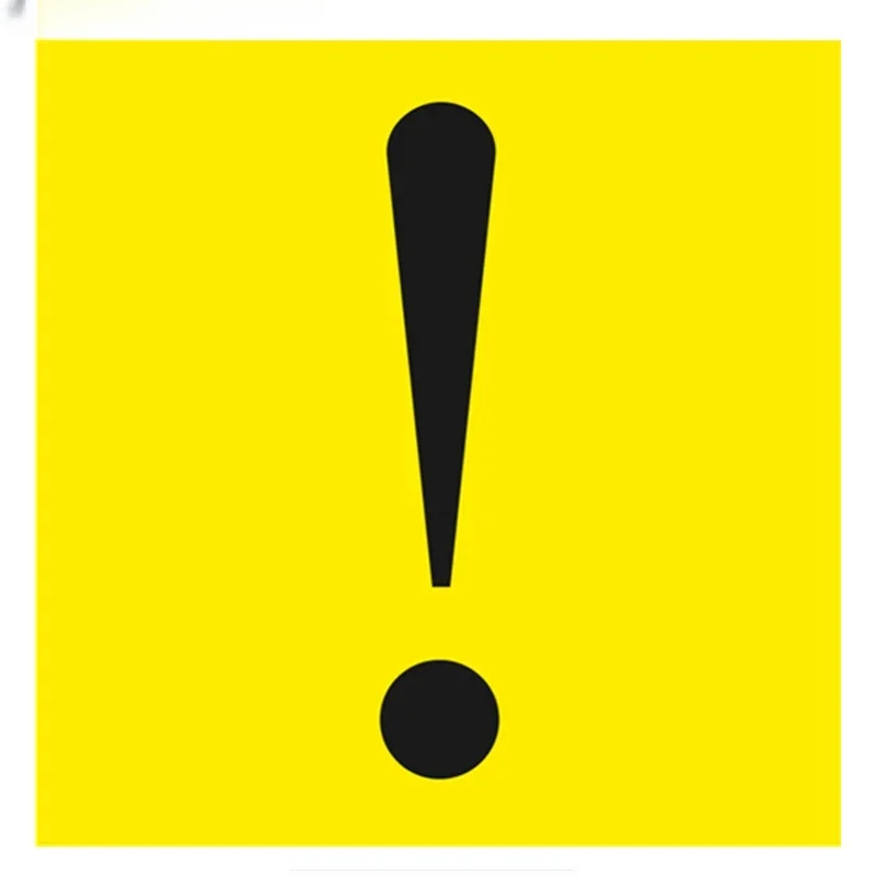 Exclamation Mark For A New Driver Colorful Car Sticker Auto Stickers15cm*15cm