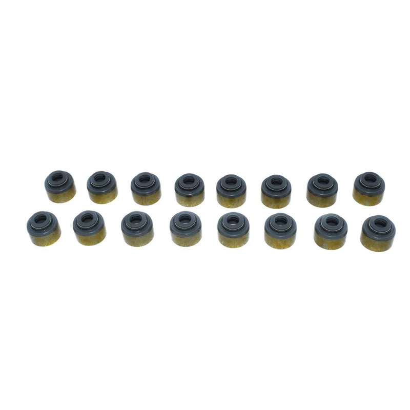 16Pcs Engine Valve Stem Seals Valve for Hyundai Kia Tiburon Optima 2.5L 2.7L V6 22224-23500