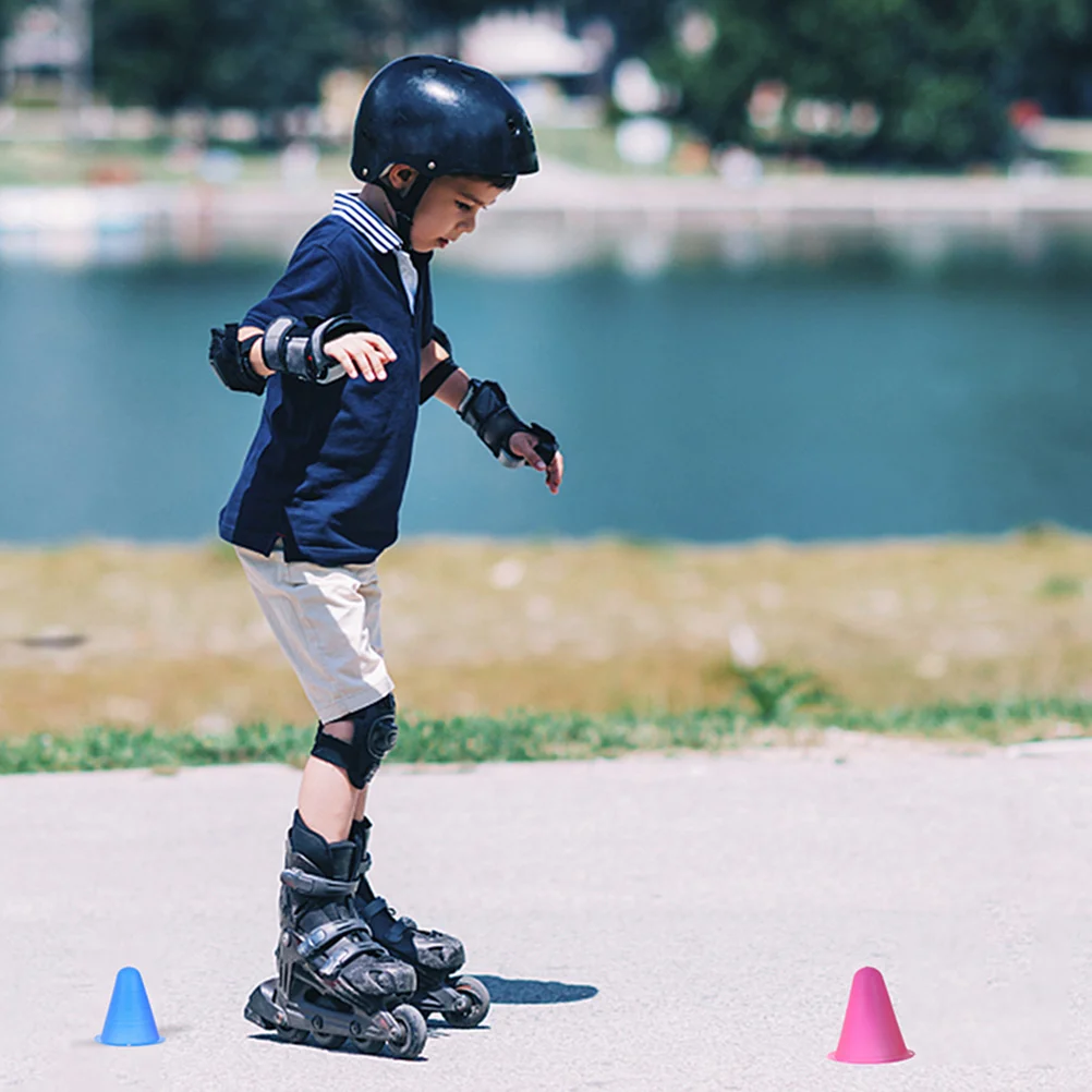 

30pcs Colorful Sports Cones Roller Skating Training Agility Cones For Soccer Basketball Skating Practice Kids Play Obstacle