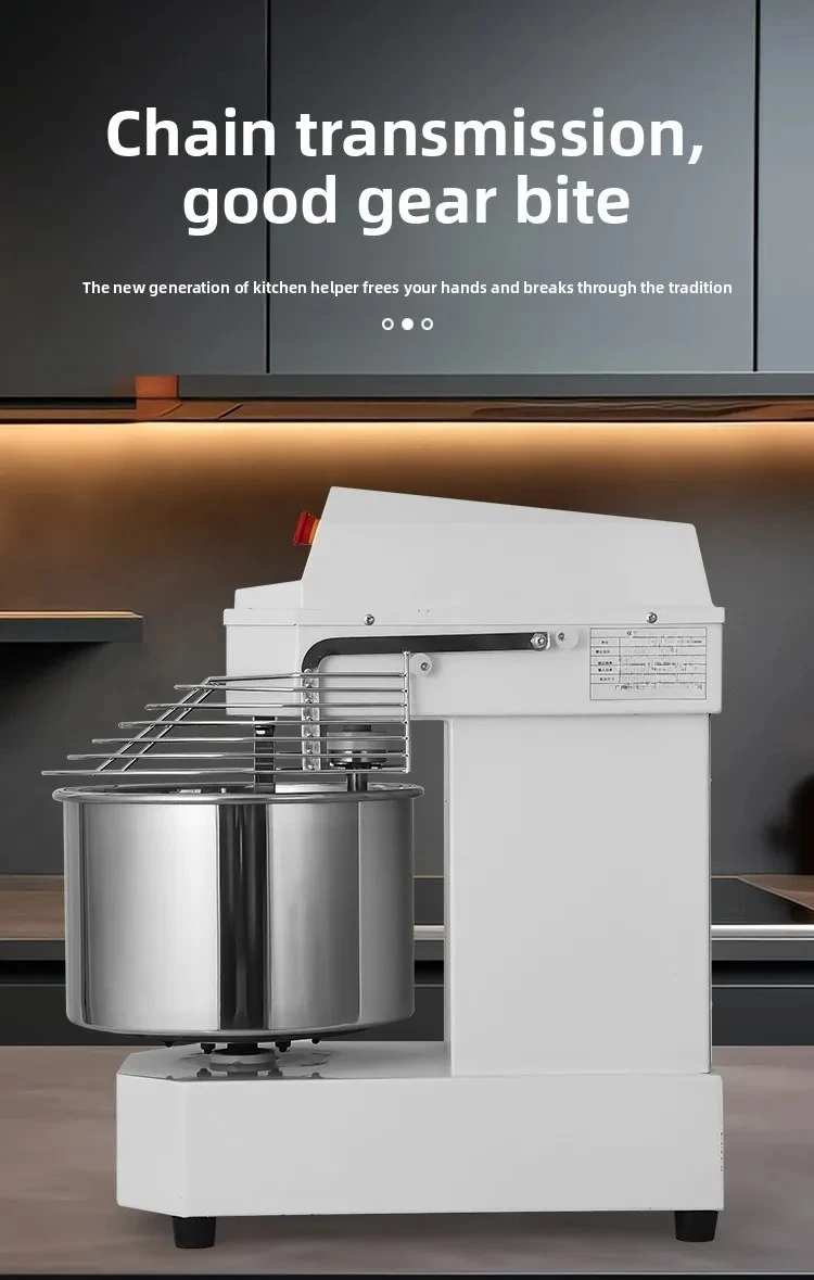 Double Action Double Speed Dough Mixer Commercial Silent Variable Frequency Dough Mixer Kneading Mixer
