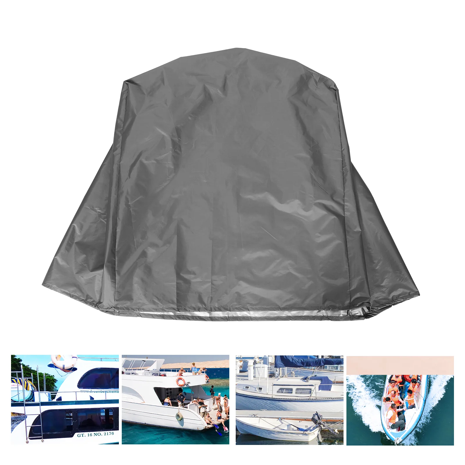 

Yacht Protective Cover Boat Center Console Protector Fishing Folding Kayak Motor