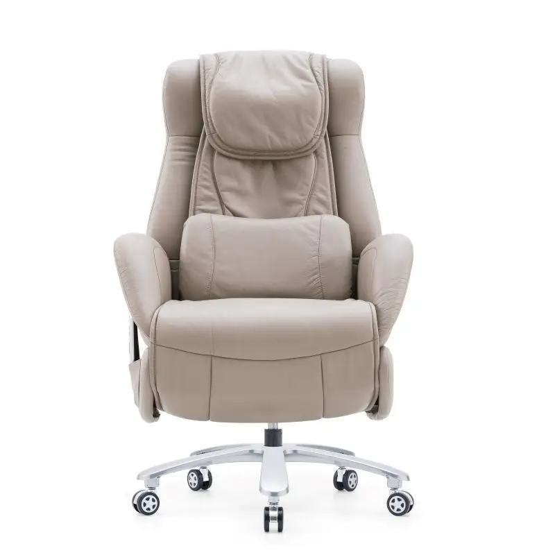 ig-Modern Electric Bench with Ergonomic Comfortable Reclining Feature Adjustable Genuine Leather for Prolonged Sitting-