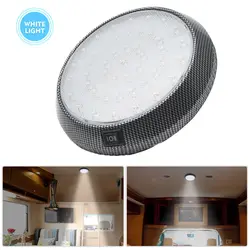 12V Interior Roof Light 46 LED White Light Car Interior Lights For Camper Van Caravan Motorhome Boat Light with ON OFF Switch