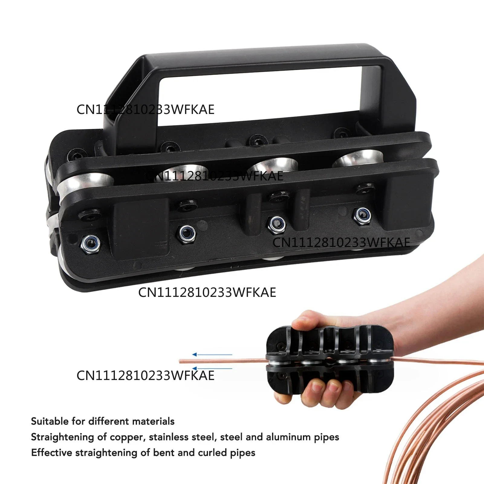 Tube Straightening Tool Handheld Pipe Straightening Tool 20MM Pipe Straightener for Automotive Brake and Fuel Lines