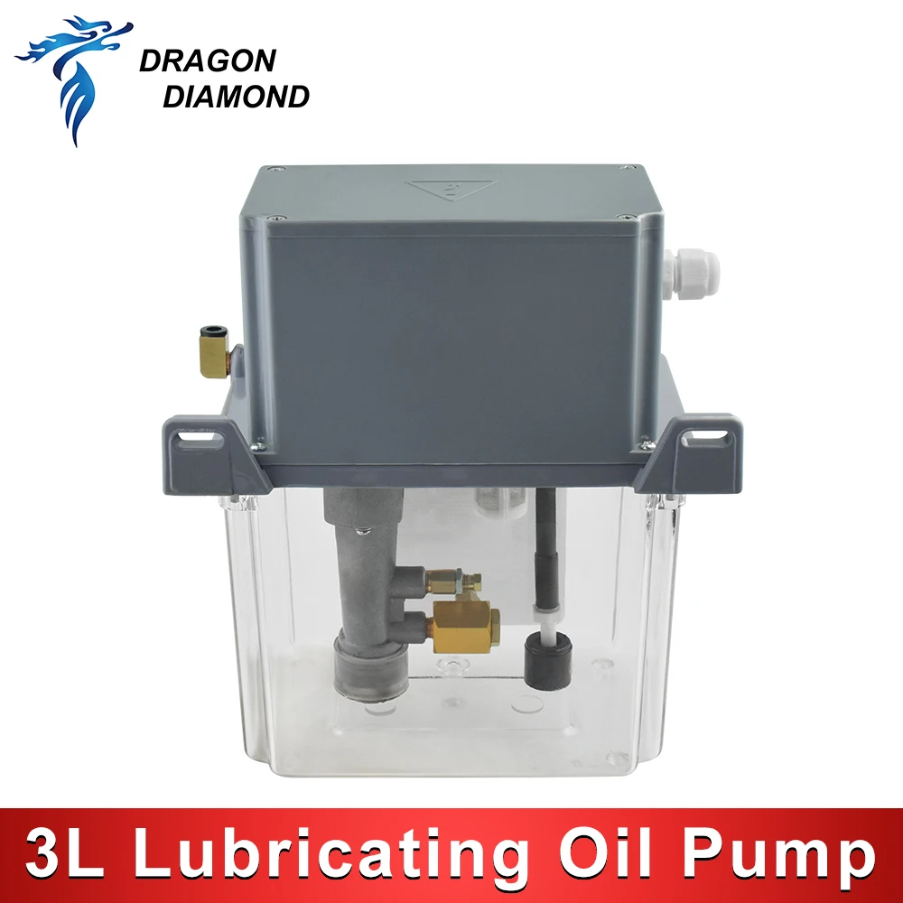 1PC 3L Oil Pump CNC Grease Electromagnetic Lubrication Station Pump 220V Automatic Lubricating Oil Injector pump