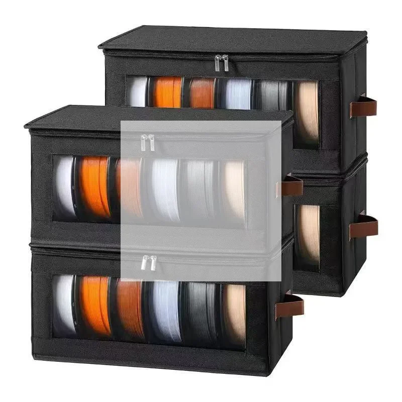 

Filament Storage Box 3D Printer Filament Storage Containers 3D Printing Accessories Holder Rack For Home Office Workshop